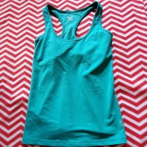 Teal sport tank